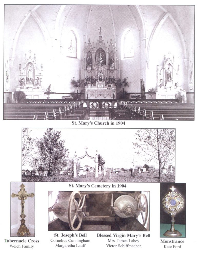 Image of St Mary Church, Cemetery, St Joseph's Bell, Blessed Virgin Mary's Bell, Tabernacle and Monstrance