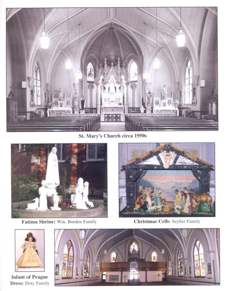 Image of St Mary's Church, Fatima Shrine, Christmas Crib and Infant of Prague Dress