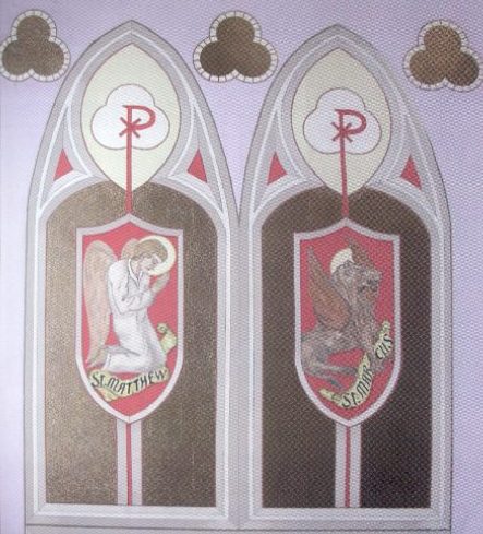 Murals of the Four evangelists