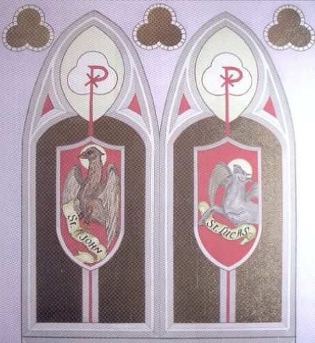 Murals of the Four evangelists